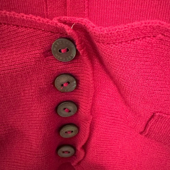 Marc Cain Pink Bodycon Belt Detail Dress - Picture 3 of 5
